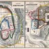 Maps Of Ancient Jerusalem And Modern Jerusalem Art Source International