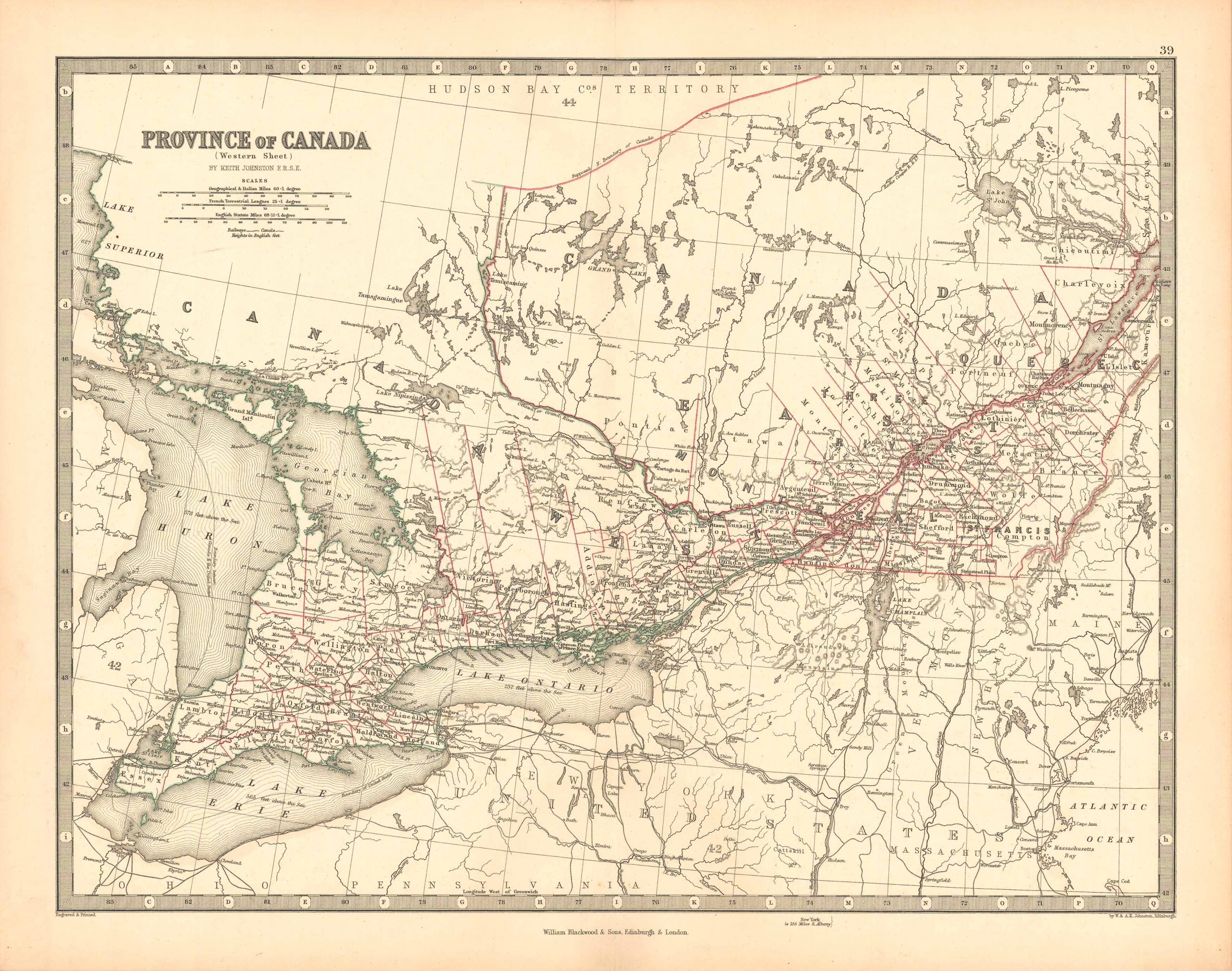 Province of Canada ( Western Sheet ) - Art Source International