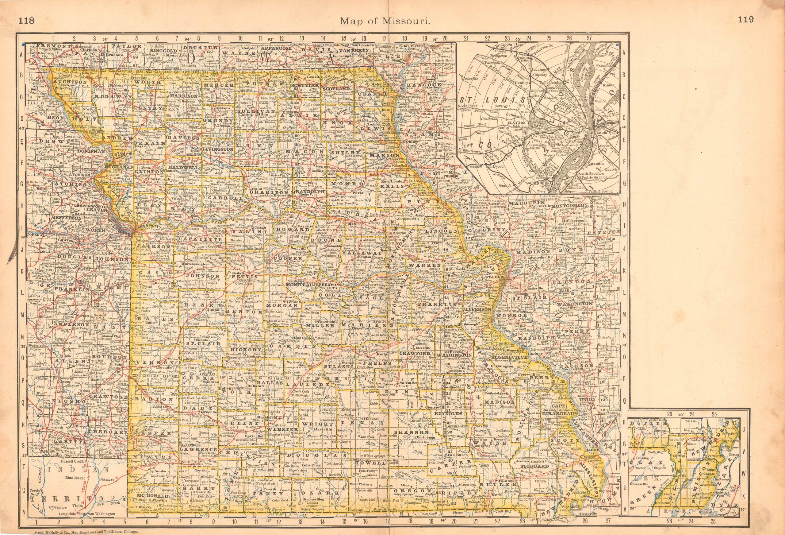 Map of Missouri - Art Source International