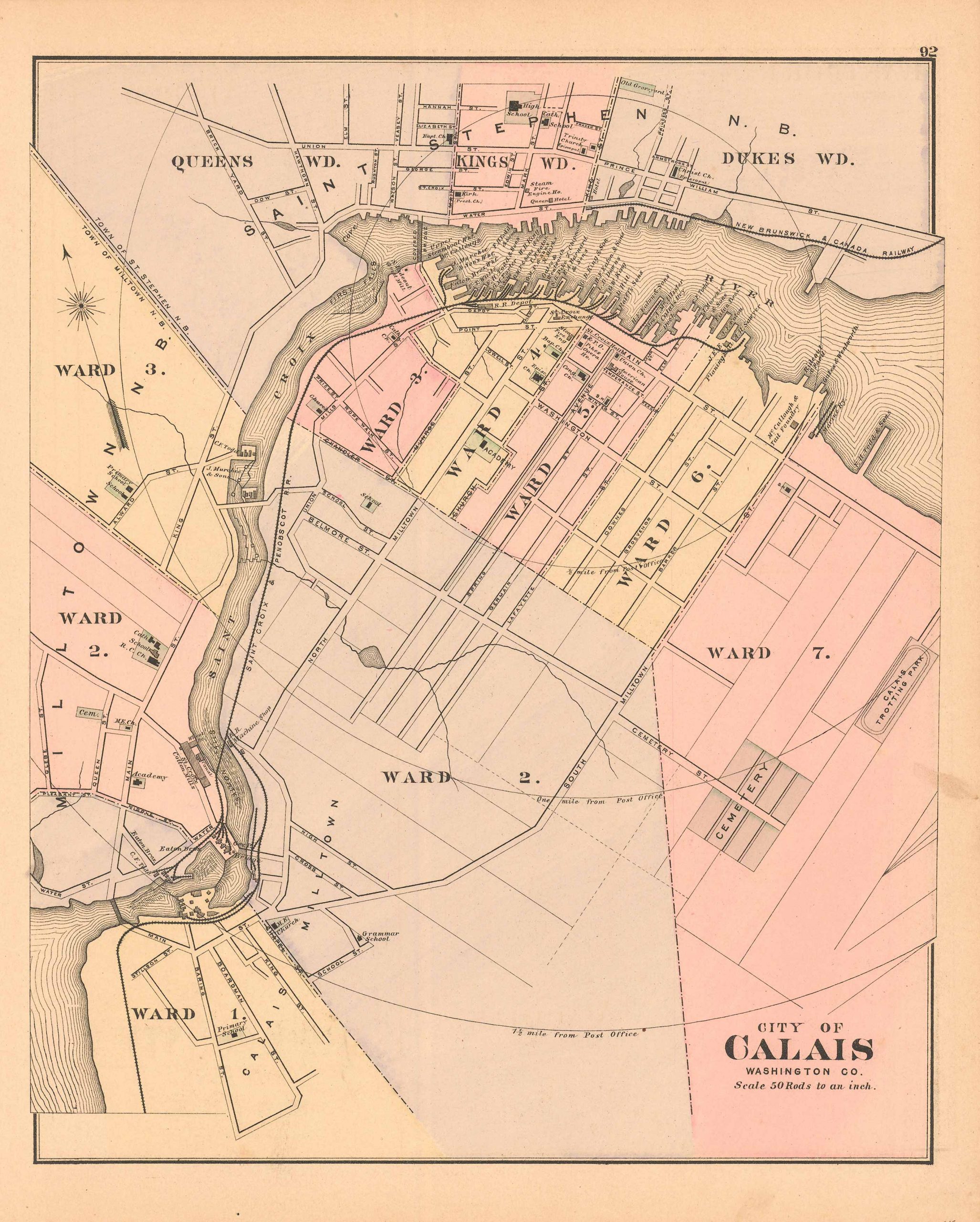 MAINE-1884-CALAIS
