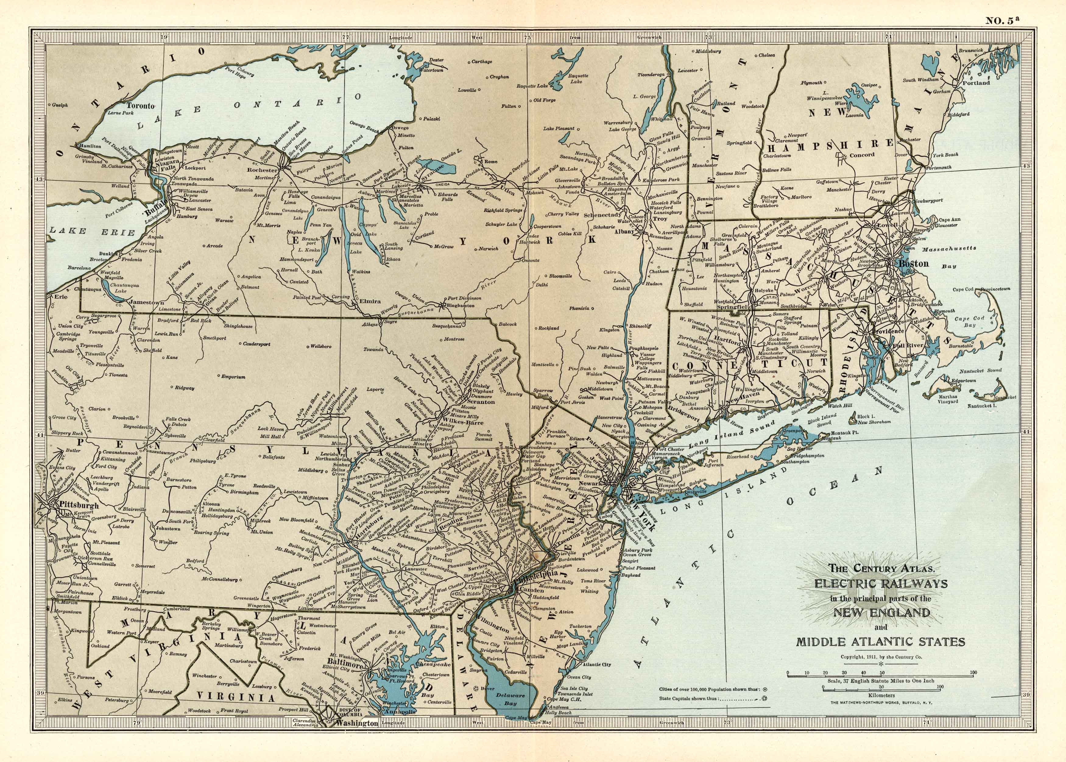 Electric Railways In The Principle Parts Of The New England And Middle 