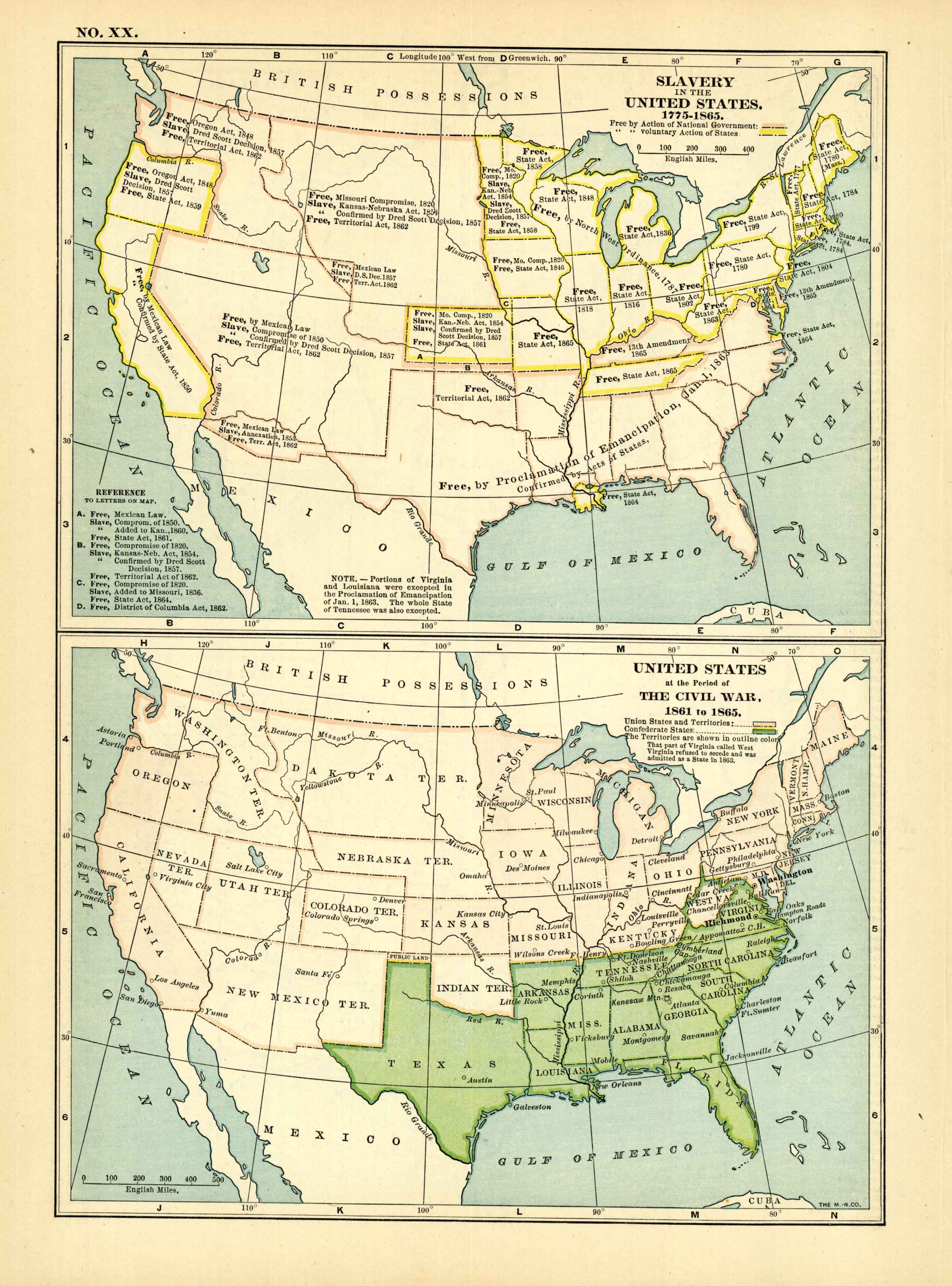 Slavery in the United States 1775-1865 / United States at the Period of ...