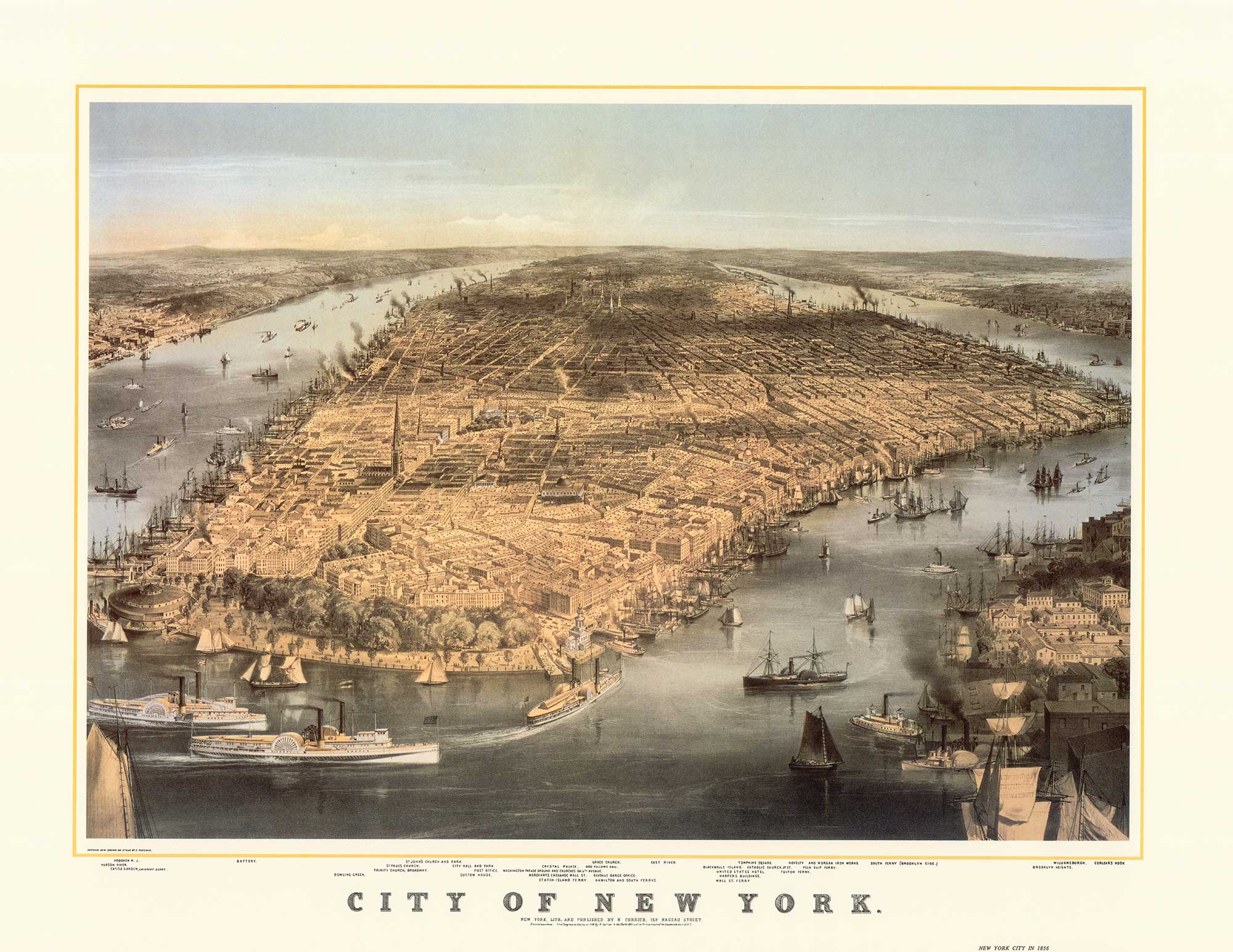 New York City : 1856 New York City : 1856