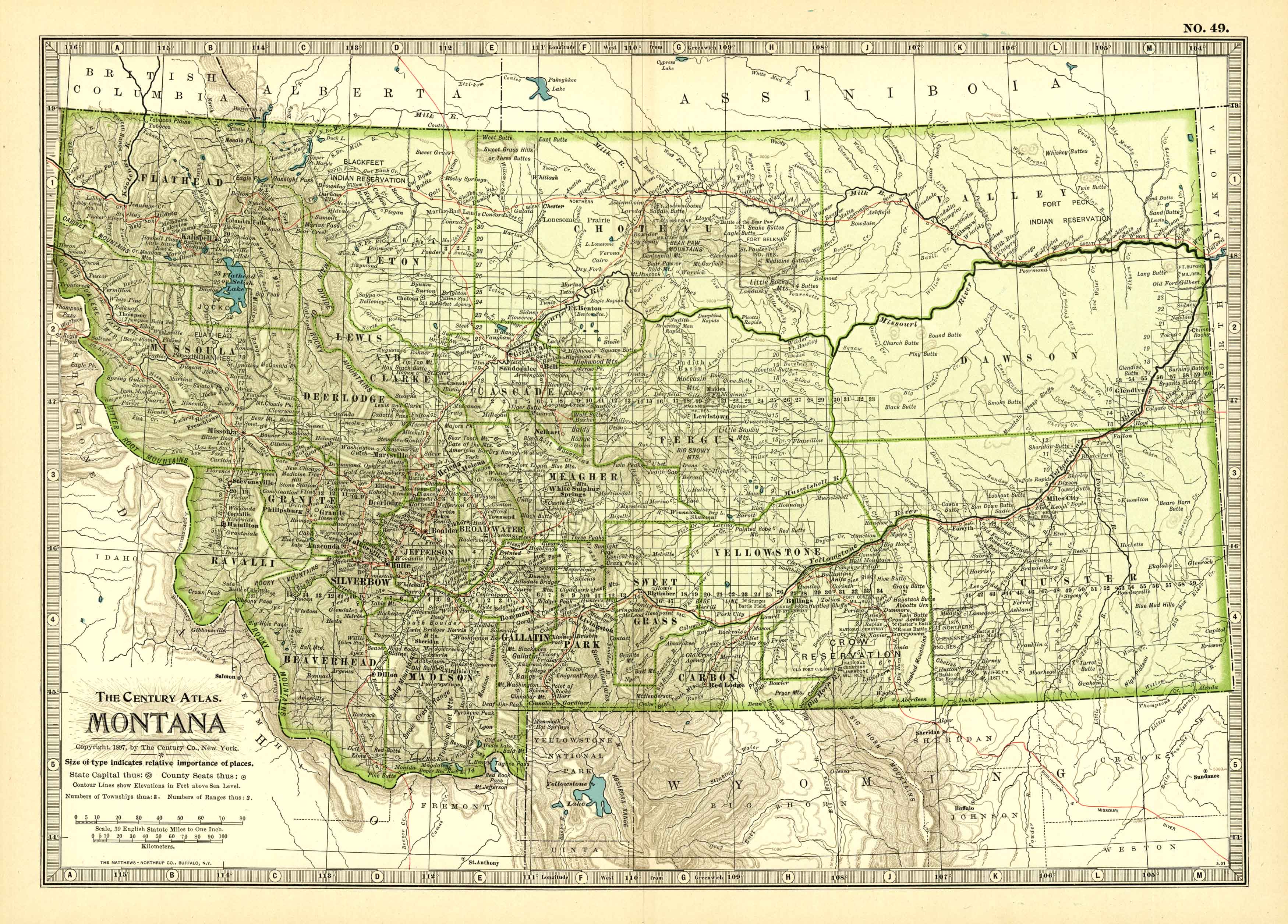 Montana Art Source International   CENTURY 1899 MT 