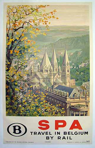 Spa Travel in Belgium by Rail