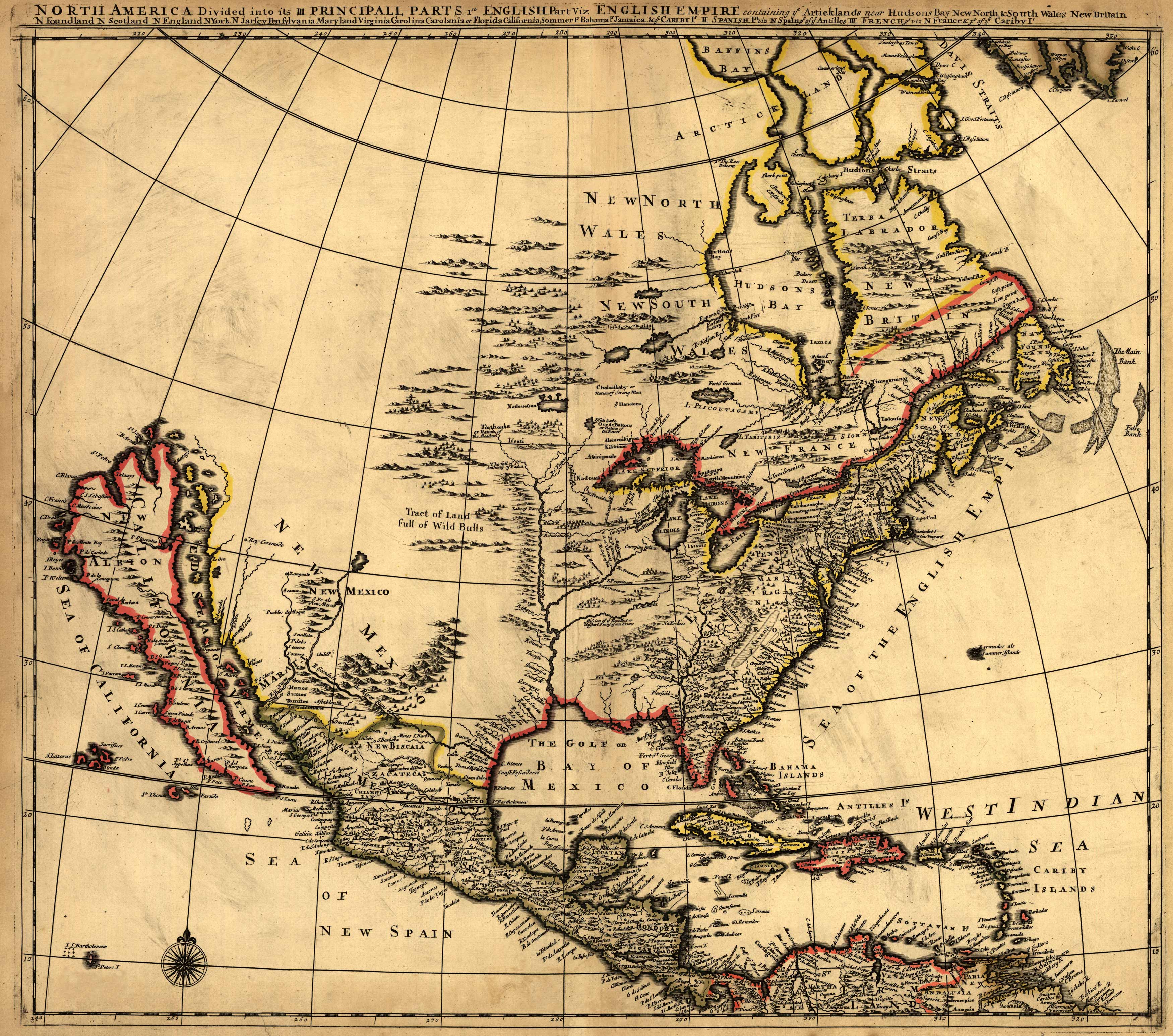 old-map-of-north-america-and-central-america-art-source-international