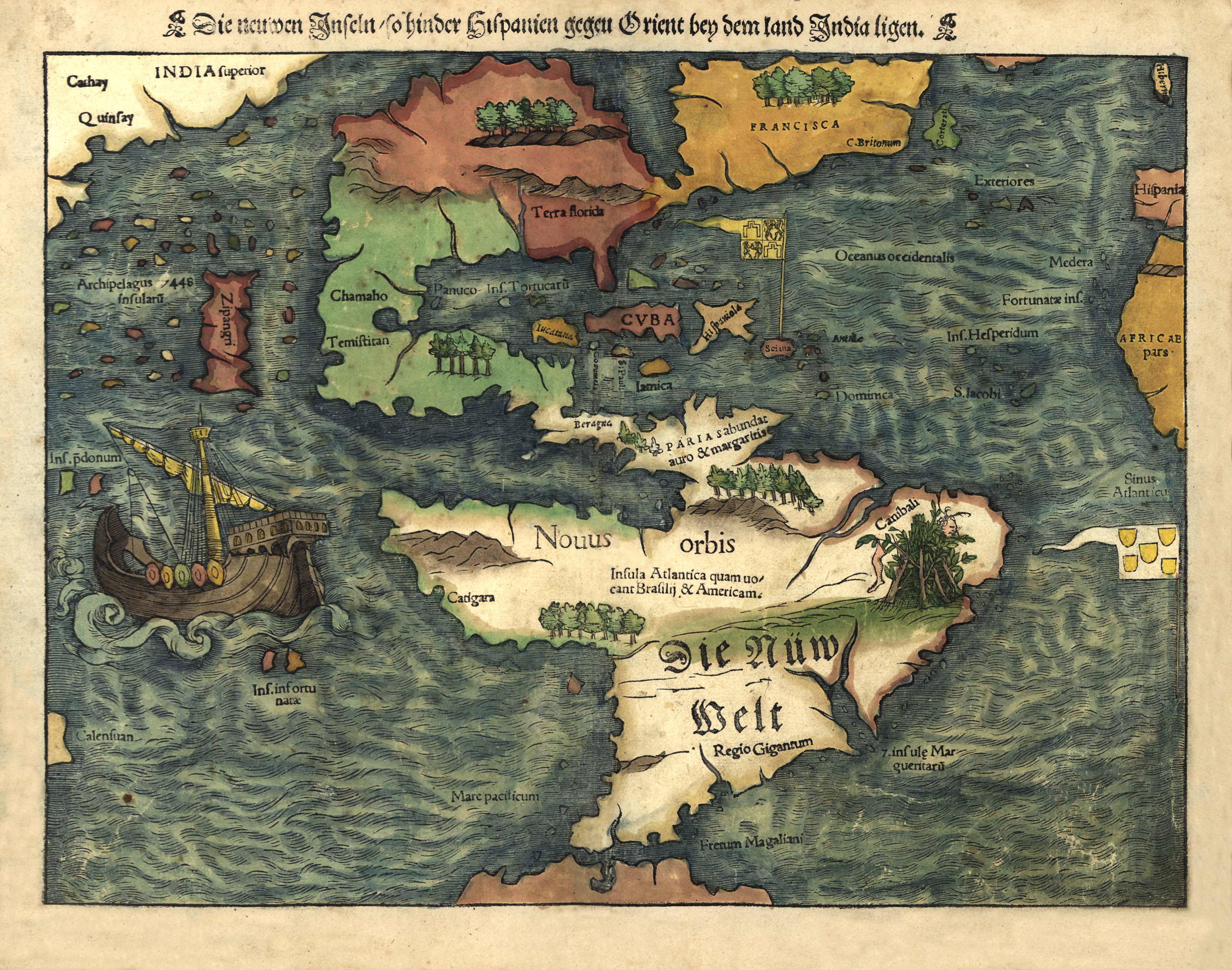 Old map of America Old map of America