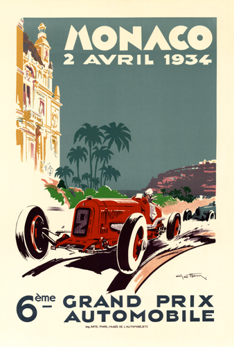 Monaco 2 Avril 1934 6th Grand Prix Automobile