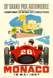 XVth Grand Prix Automobile Monaco 19 Mai 1957