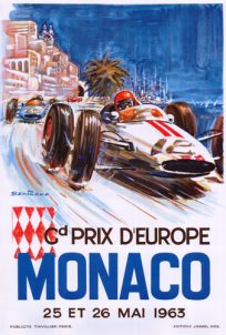 Gd Prix D'Europe Monaco 25 et 26 Mai 1963