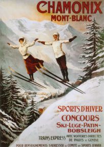 Chamonix - Couple Ski Jumping