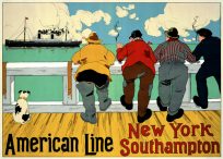 American Line - New York to Southampton
