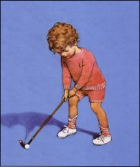 Child Golfing