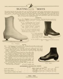 Skating Boots - 1934-1935 Season