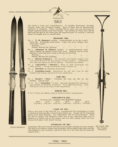 Ski - 1934-1935 Season