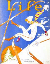 Vintage Skiing Magazine Cover - Life Magazine