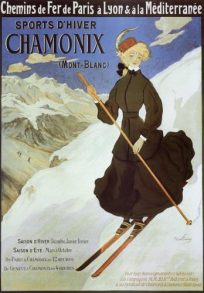 Chamonix - Lady Skier