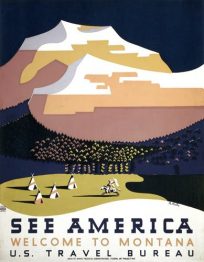 See America - Welcome to Montana (Teepees)