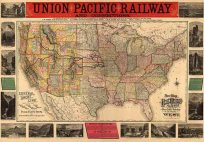 New map of the Union Pacific Railway