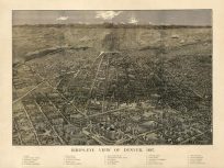 Bird's-eye view of Denver