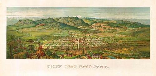 Pikes Peak Panorama: 1890