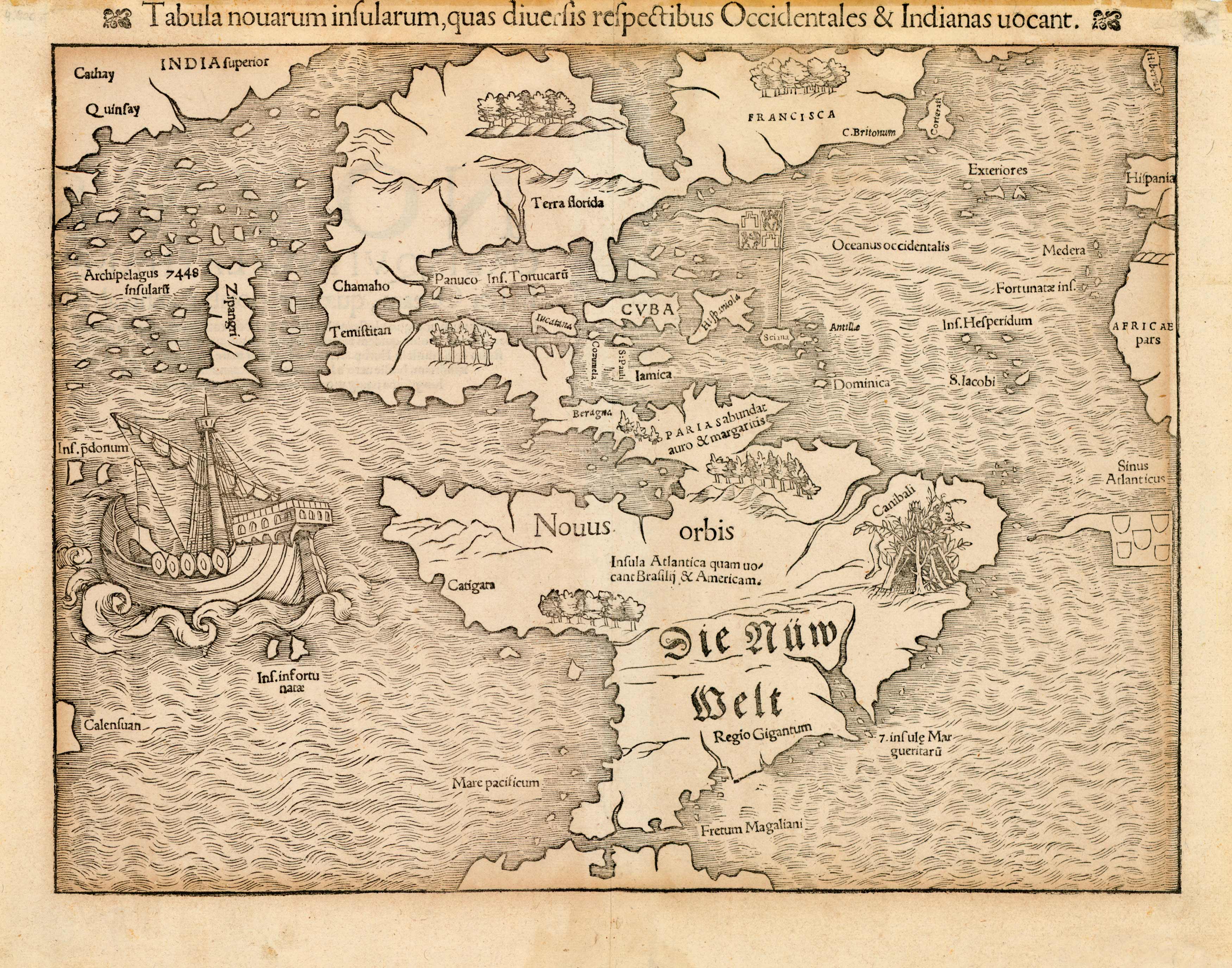 Tabula nouarum infularum Tabula nouarum infularum