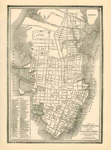 Map of Charleston South Carolina Map of Charleston South Carolina