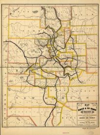 Map of the Denver & Rio Grande Railway