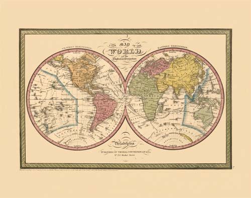 A New Map of the World on the Globular projection