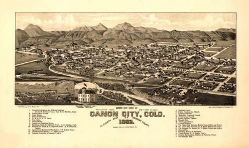 Bird's Eye View of Canon City