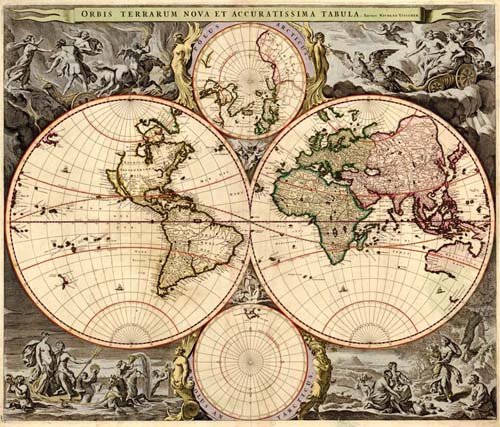 Orbis Terrarum Nova Et Accuratissima Tabula