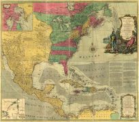 North America and the West Indies - A New Map