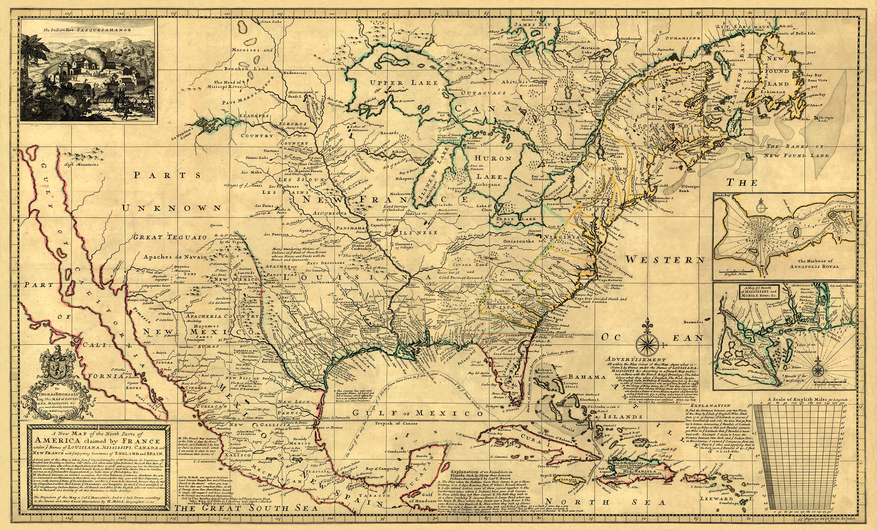 A New Map of the North Parts of America A New Map of the North Parts of America