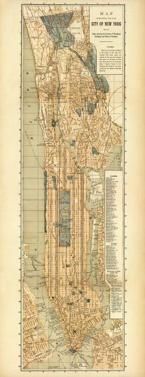 Map of the Principal Part of the City of New York