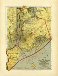 Map of the City of New York (Greater New York) and Vicinity
