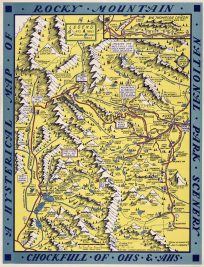 A Hysterical Map of Rocky Mountain National Park