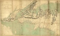 Plan of New York and Statan Islands with part of Long Island Survey'd in the Years 1781 & 82
