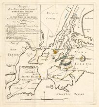 Attaque de l'armee des provinciaux dans Long Island du 27 Aoust 1776 [Attack of the provincial army on Long Island 27 August 1776]