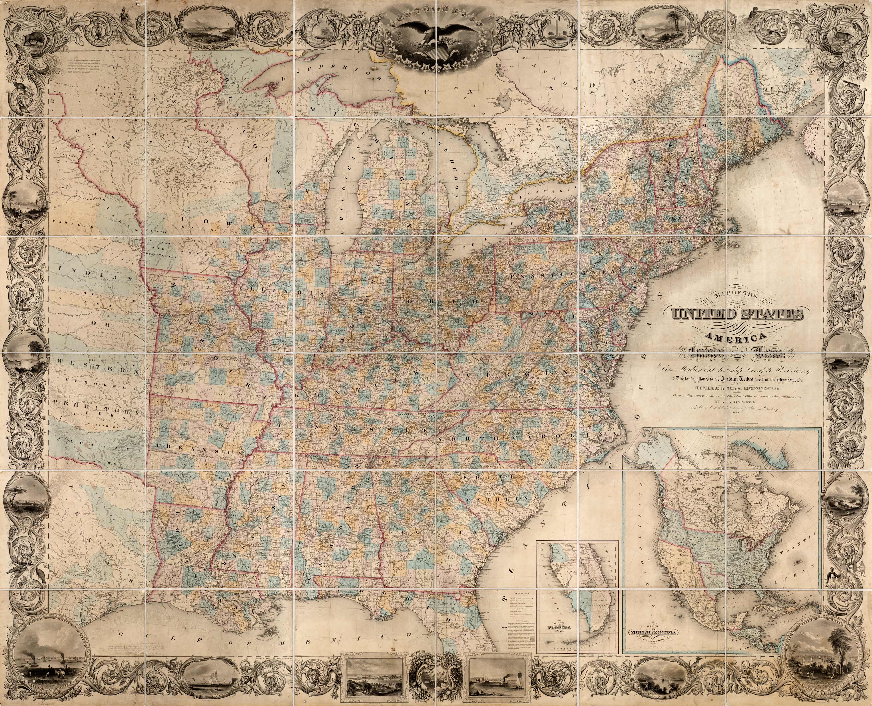 Map of the United States of America