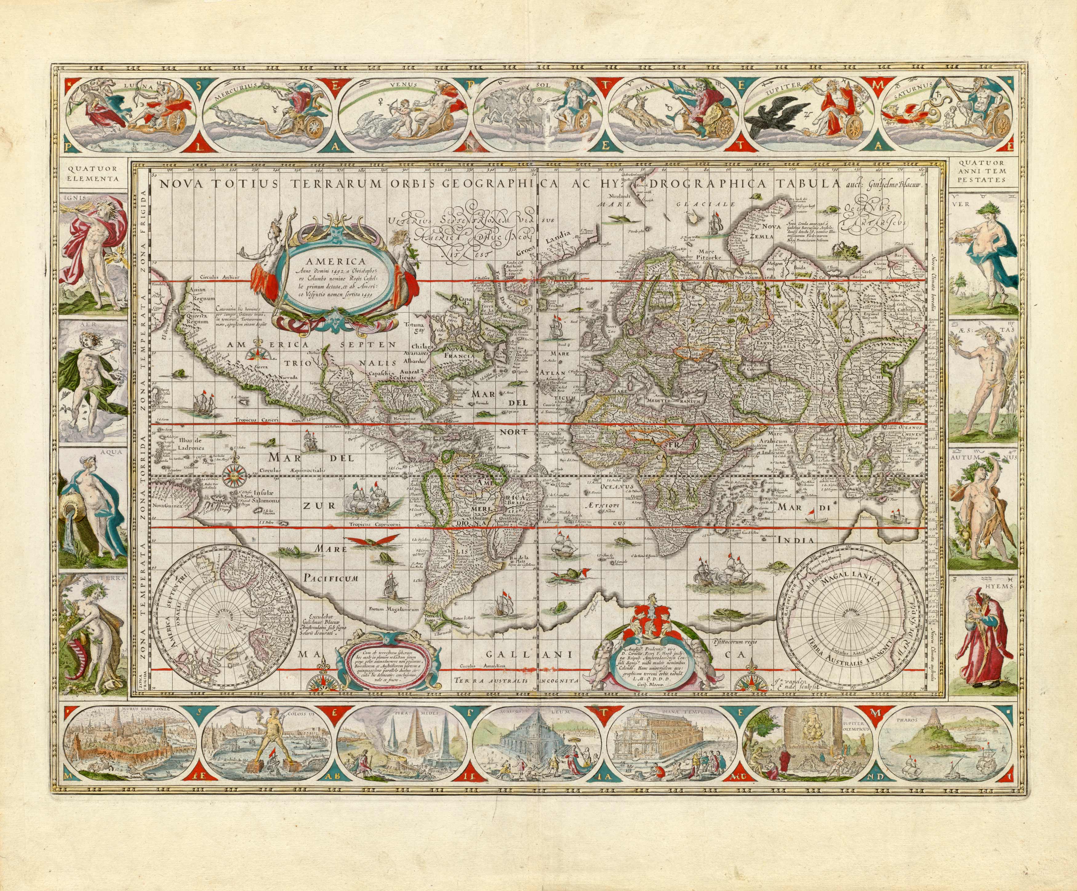 Nova Totius Terrarum Orbis Geographica ac Hydrographica Tabula (The