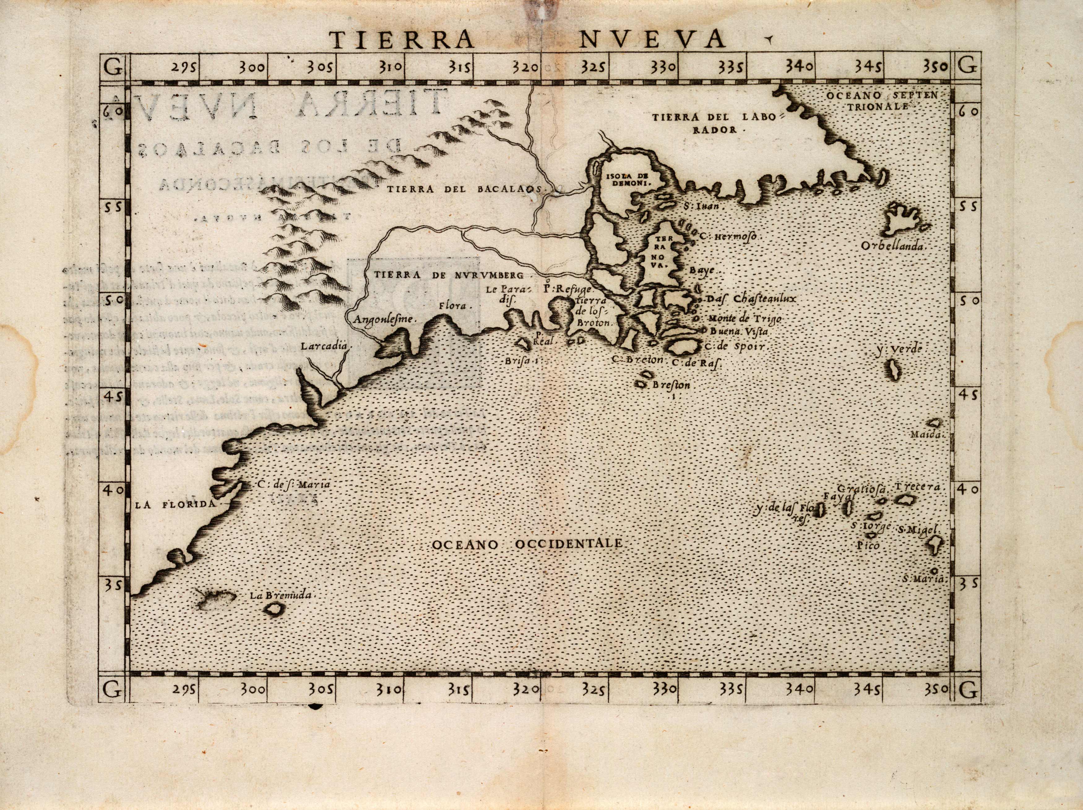 Tierra Nueua [Northeast Coast of North America]