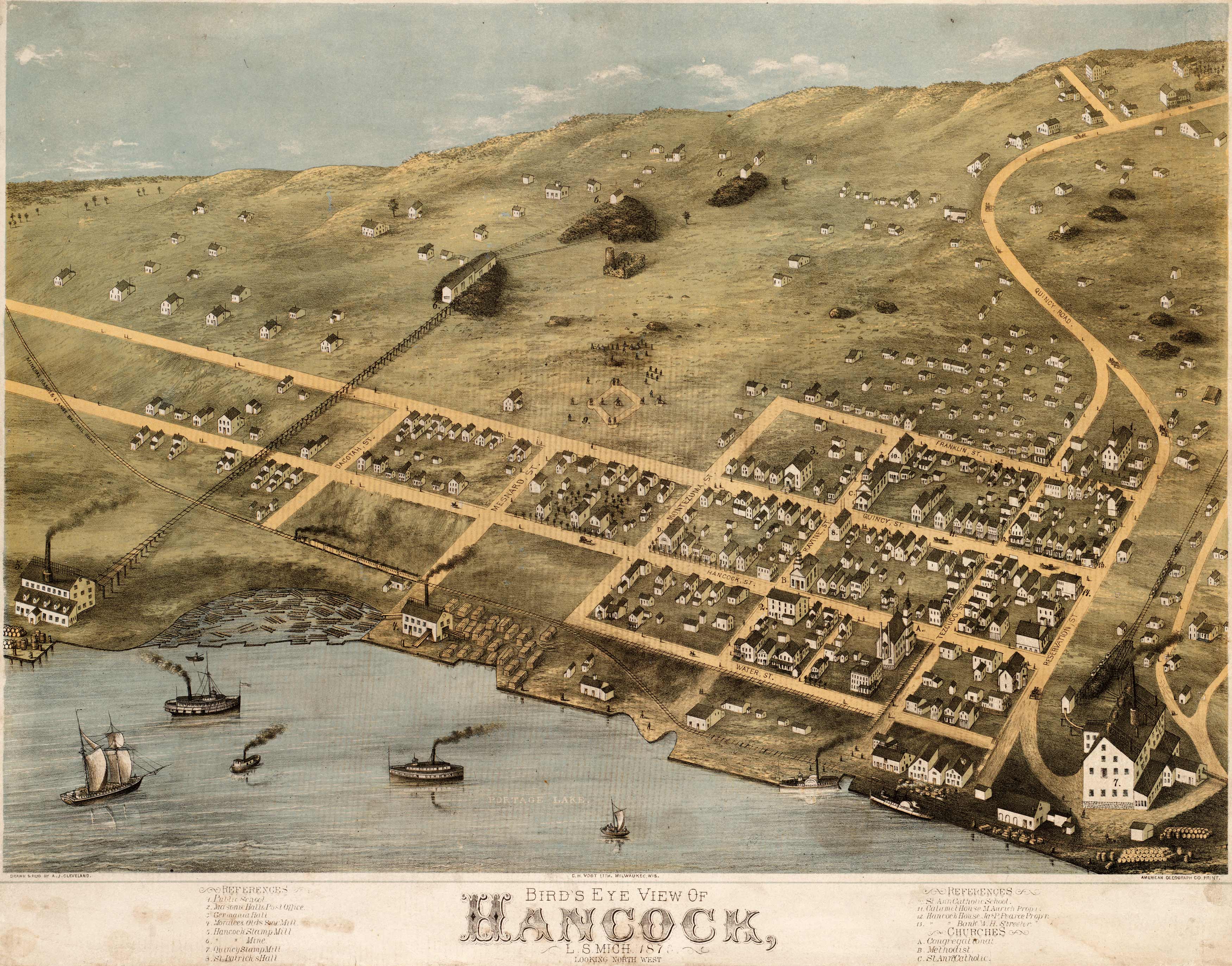 Bird's Eye View of Hancock