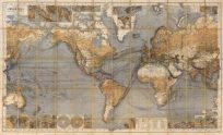 Chart of the World on Mercator's Projection