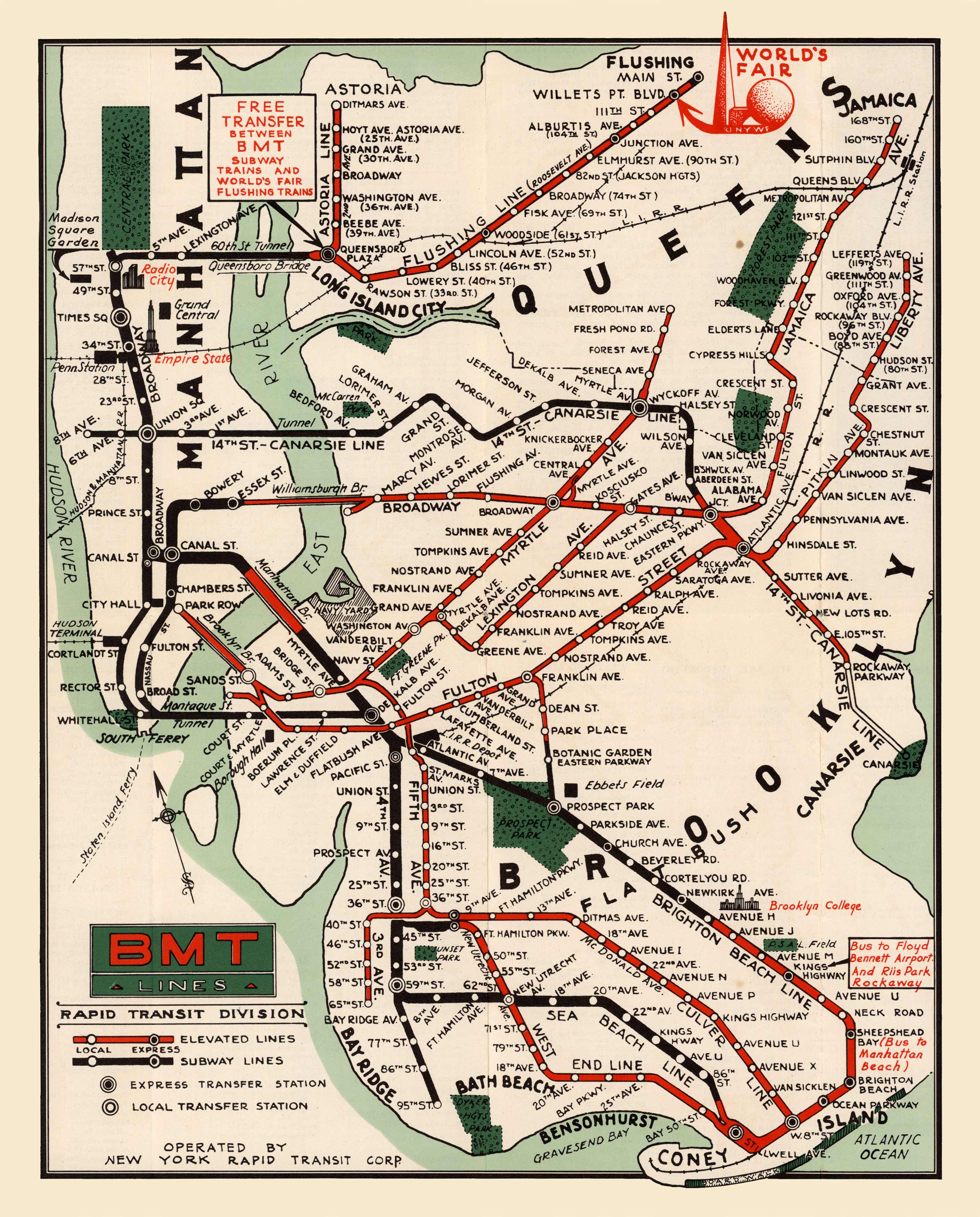 BMT Lines (World's Fair NYC)
