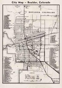 City Map - Boulder