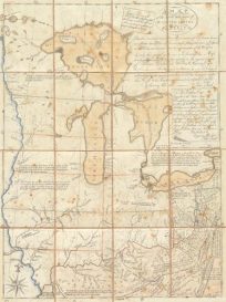 A Map of the North West parts of the United States (Great Lakes) 1785