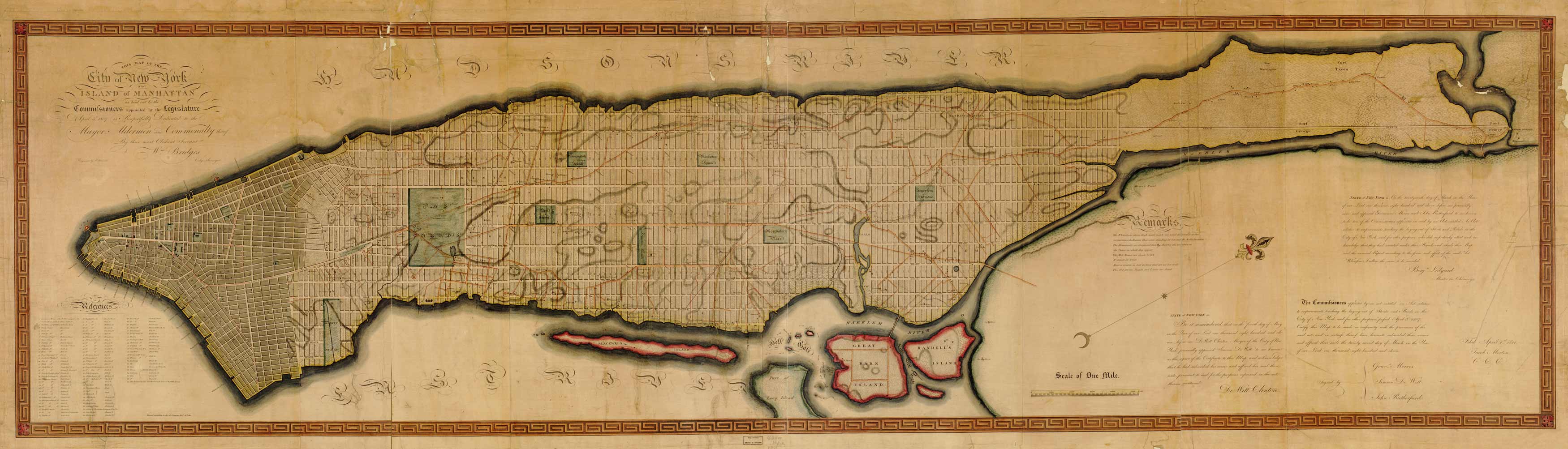 City of New York and Island of Manhattan