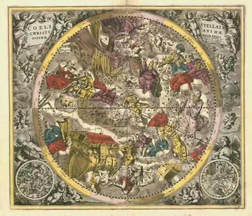 Coeli Stellati Christiani Haemisphaerium Prius [First Hemisphere with the Christianized Firmament]