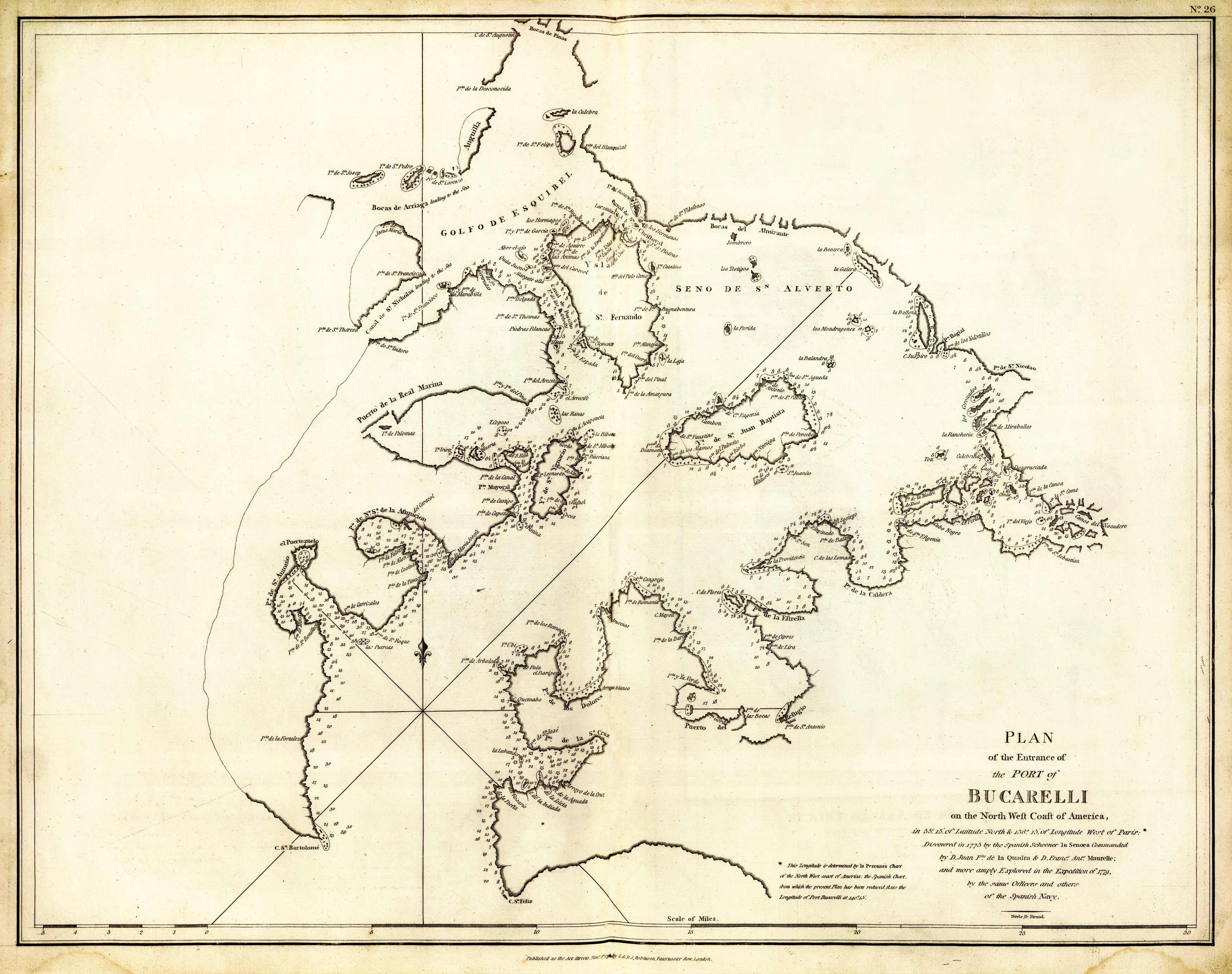 Plan of the Entrance of the Port of Bucarelli