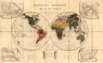 Protestant Missionary Map of the World